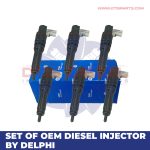 OEM by DELPHI MX13 & MX10 – 6 Injector Set – $5400.00+$1,200.00 Core Charge Free Shipping in all orders