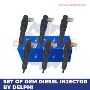 OEM by DELPHI MX13 & MX10 – 6 Injector Set – $5400.00+$1,200.00 Core Charge Free Shipping in all orders