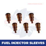 6 FLAT FUEL INJECTOR SLEEVES FOR VOLVO D12-D16 INJECTORS – $300.00