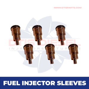 6 FLAT FUEL INJECTOR SLEEVES FOR VOLVO D12-D16 INJECTORS – $300.00