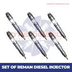 MAXXFORCE REMANUFACTURED INJECTOR – 6 Injectors Set – $1,500.00 + $600.00 Core Free Shipping in all orders