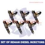 (N14) – 6 Injectors Set – $1200.00 + $900.00 Core Free Shipping in all orders