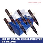 (14.0) – Set of REMAN injectors by Delphi- $3,480.00+$1,200.00 Core Charge Free Shipping in all orders