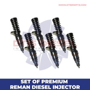 (14.0) -SET OF PREMIUM REMAN DIESEL INJECTORS – 6 Injectors Set – $1,200.00 + $1,200.00 Core Free Shipping in all orders