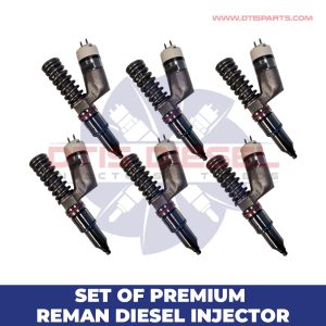 (3406E) – Set of Premium Reman Diesel Injectors – 6 Injectors Set – $1,500.00 + $1,200.00 Core Free Shipping in all orders