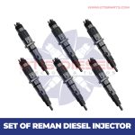 (ISC) – 6 Injectors Set – $1,350.00 + $600.00 Core Free Shipping in all orders