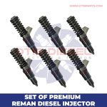 (C-15) – SET OF PREMIUM REMAN DIESEL INJECTORS – 6 Injectors Set – $1,500.00 + $1,200.00 Core Free Shipping in all orders