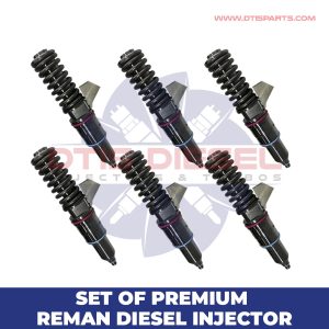 (C-15) – SET OF PREMIUM REMAN DIESEL INJECTORS – 6 Injectors Set – $1,500.00 + $1,200.00 Core Free Shipping in all orders