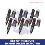 (C-10/C-12) – Set of Premium Reman Diesel Injectors – 6 Injectors Set – $1,500.00 + $1,200.00 Core Free Shipping in all orders