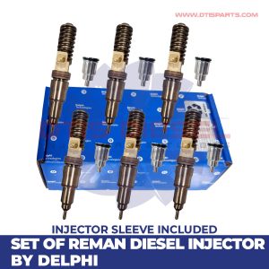 6 Delphi Injectors Set Injector Sleeve included – $3,900.00 + $600.00 Core Free Shipping in all orders