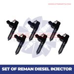 (N14) – 6 INJECTORS SET – $1,200.00 + $900.00 – CELECT – CORE CHARGE FREE SHIPPING IN ALL ORDERS