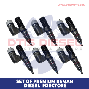(3176) - Set of Premium Reman Diesel Injector - $1,500.00+$1,200.00 Core Charge - Free Shipping in all orders