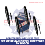 0986435597 by Bosch – INJECTOR FUEL SUPPLY INCLUDED – $1,560.00+$400.00 Core Charge Free Shipping in all orders