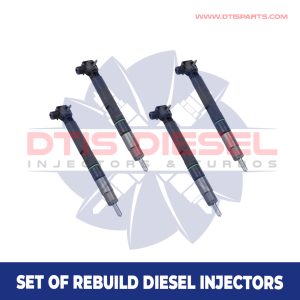 Set of Rebuild Diesel Injectors – 4 Injectors Set – $1,000.00+$400.00 Core Free Shipping in all orders